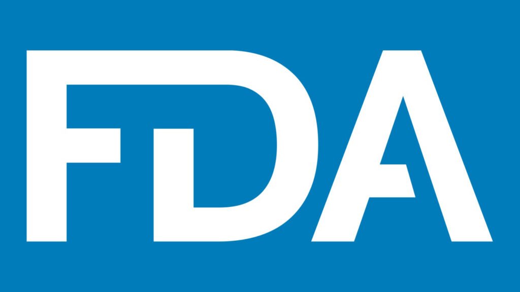 FDA logo blue and white food and drug administration